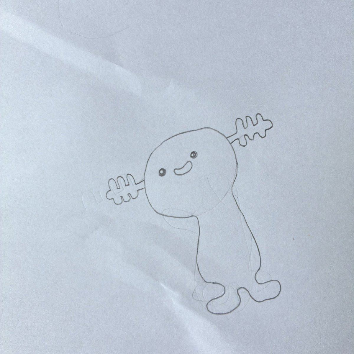 KRANS_Kiyou's tweet photo. 見ないで描いたウパー https://t.co/yx7SQ6MCoV