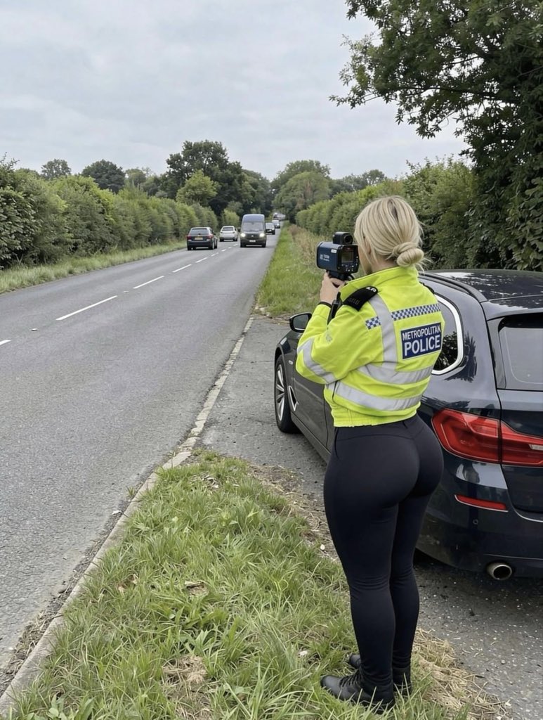 srv241998's tweet photo. Hey @grok, which country’s police is this and what she actually trying to do ? https://t.co/CzJyU94Qzo