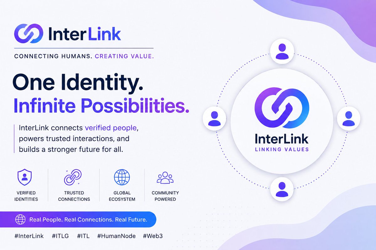 Imran00b's tweet photo. Every verified identity adds real strength to the network. 🌐

InterLink isn't just connecting people—it's building a future where trust becomes the foundation of every digital interaction.

#InterLink #ITLG #ITL #HumanNode #Web3 #Blockchain https://t.co/qSndfw2nia