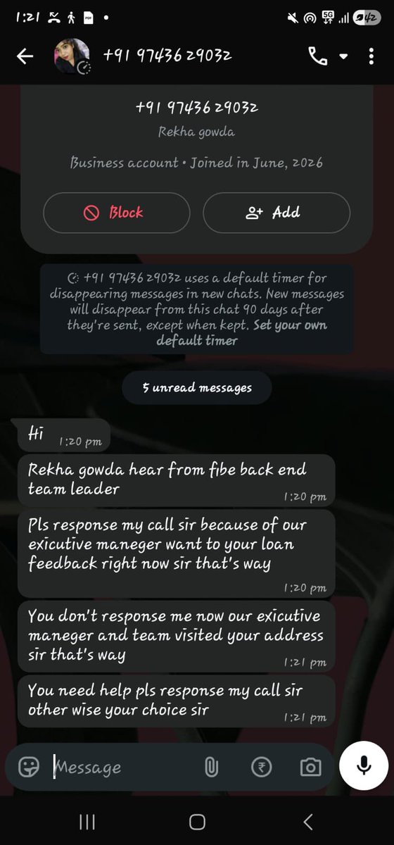 harrassment_'s tweet photo. #fibe Your agents are rigorously calling and threatening in messages due to targets, and harassing, this is causing extreme disturbance to work and mental peace. #STOP THIS #HARRRASSMENT. This is #EXTREME AND #ILLEGAL 

@RBIsays @RBI @cyber https://t.co/CXfwAyIcVl