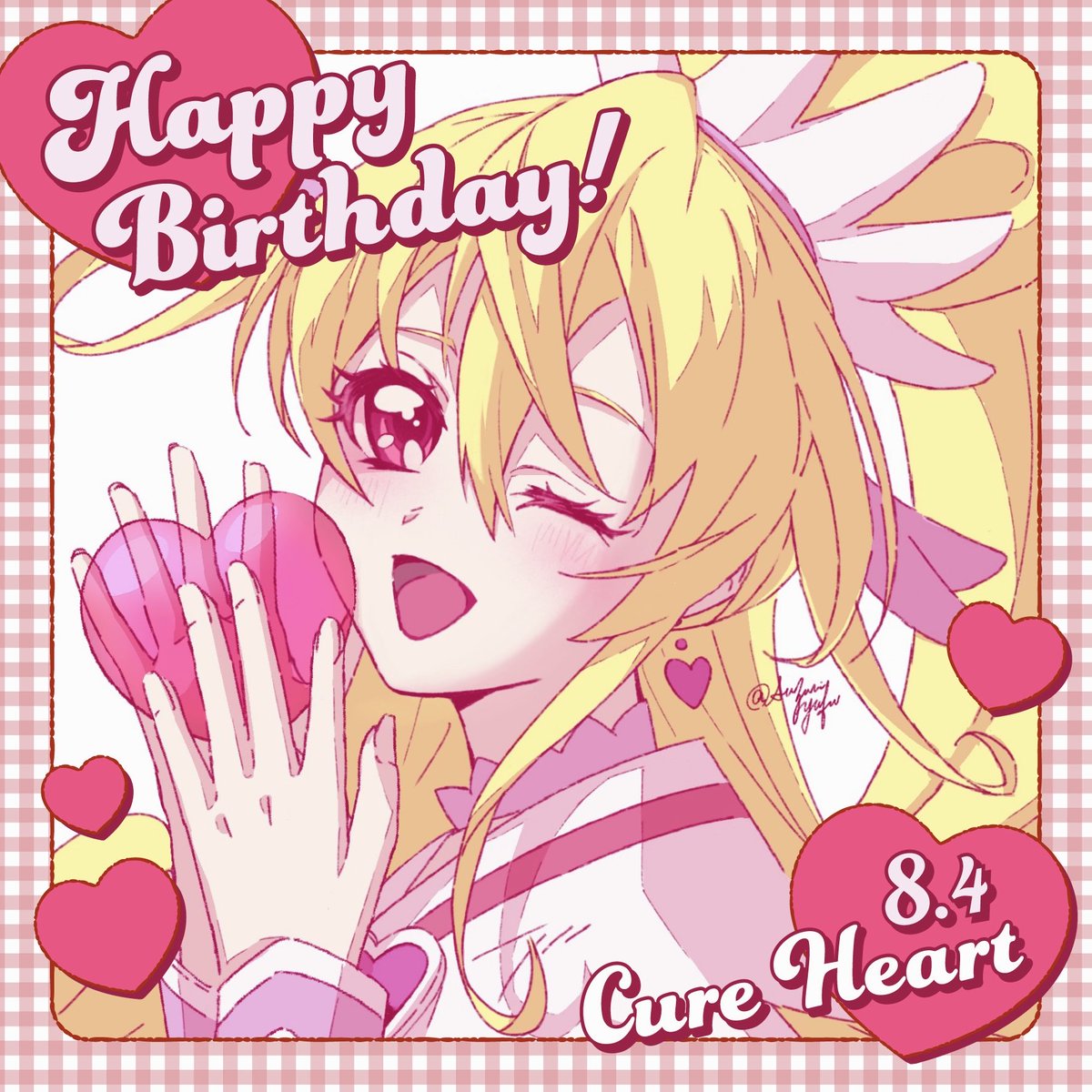 curesuzumi's tweet photo. キュアハートおめでとう💘（再掲）

#キュアハート生誕祭2026 https://t.co/zUzFtfWchM