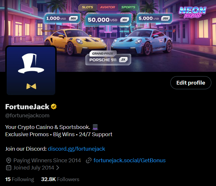 fortunejackcom's tweet photo. if we hit 33,500 followers by end of this week, we'll host a BIG giveaway 😎

Tag a friend &amp; RT https://t.co/dDfPsHzxLc