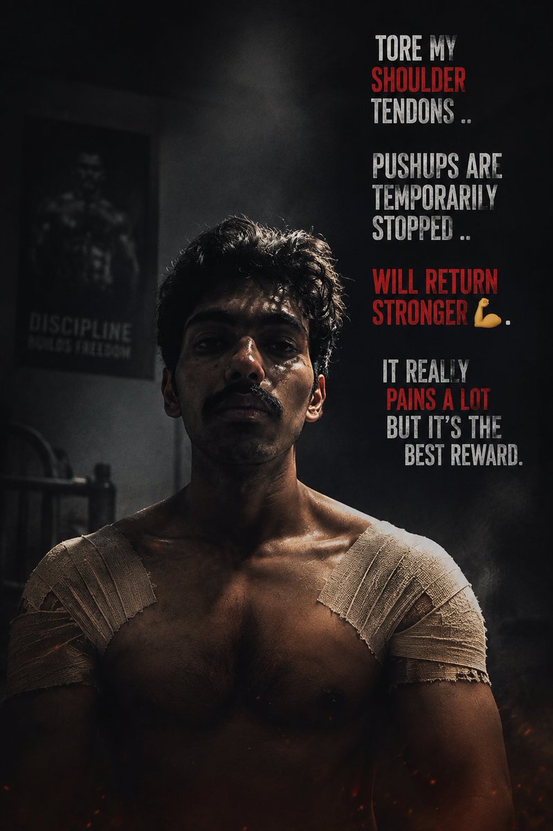 siddharth1511's tweet photo. Coming back Stronger..

#motivation #mindset #fyp https://t.co/93GYhL2twp