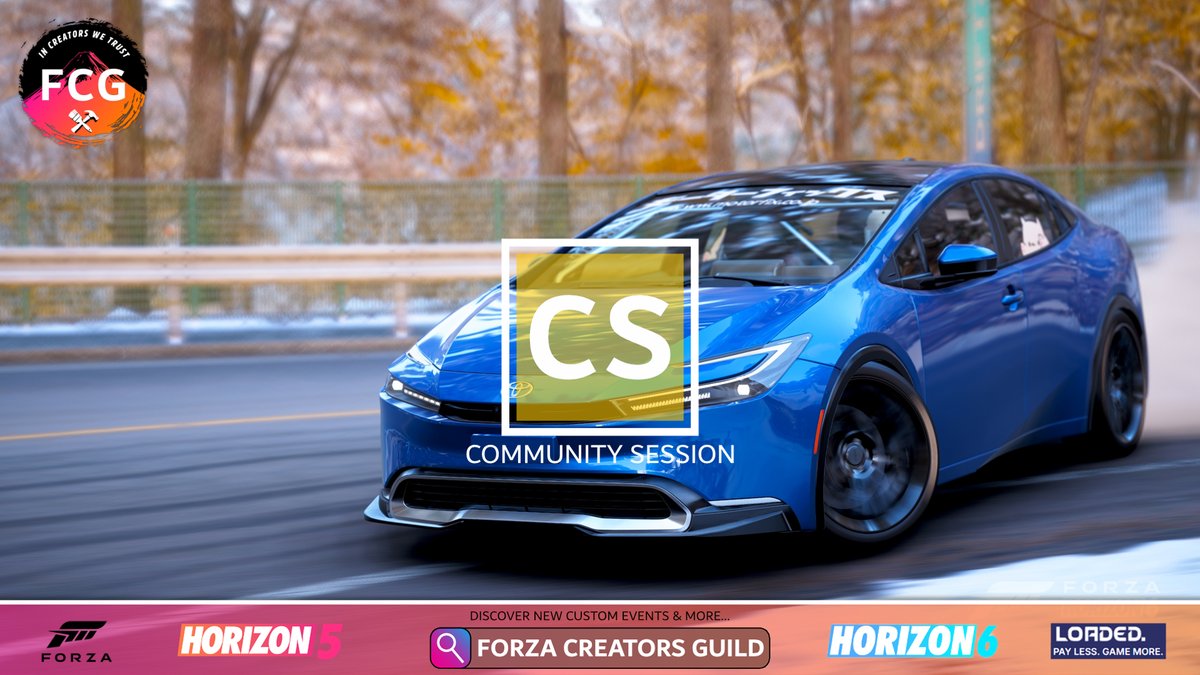ForzaGuild's tweet photo. Forza Horizon 6 | Community Session Event
🧪Play Custom Eventlabs In Multiplayer.
⌚️October 18, 19:00 BST
🔗Vist Our Discord To Participate (https://t.co/39aeuenzfM)
#ForzaHorizon6 #FH6 #Game #Gameplay #Gaming #Eventlab https://t.co/glriIT1jGT