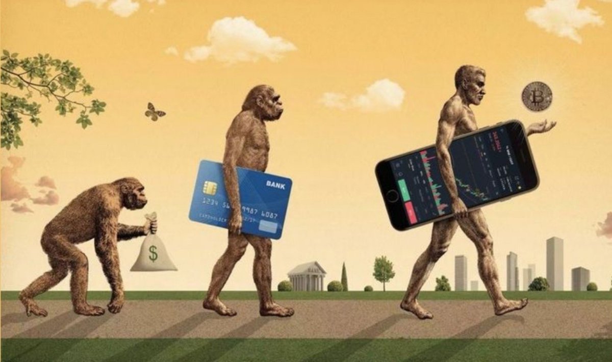 Johncoin_'s tweet photo. Evolution https://t.co/4s7rXAOD81