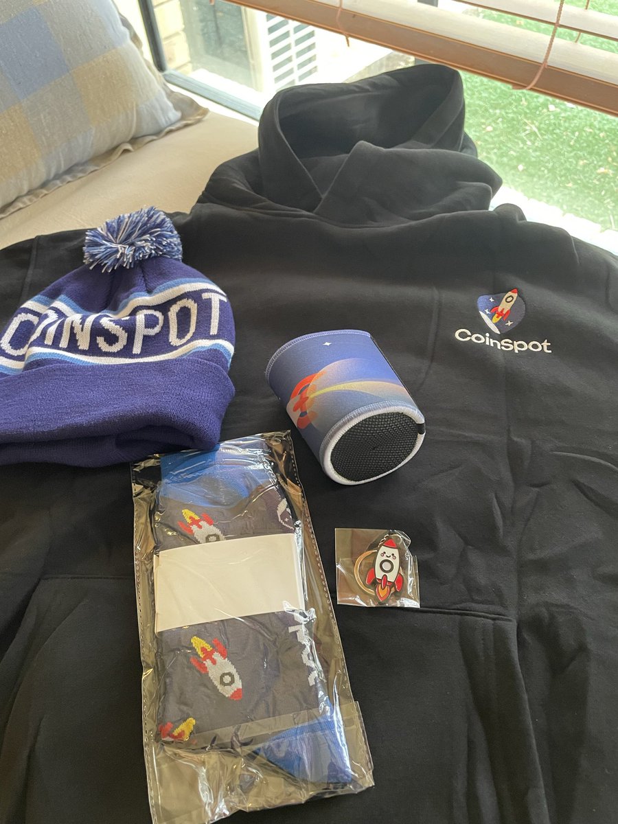 Part_Time_Owl's tweet photo. Thanks for the merch @coinspot 
This should get us through the crypto winter, LFG 🚀🚀#coinspotau #fromDownUnder https://t.co/gr2Vkx9qwH