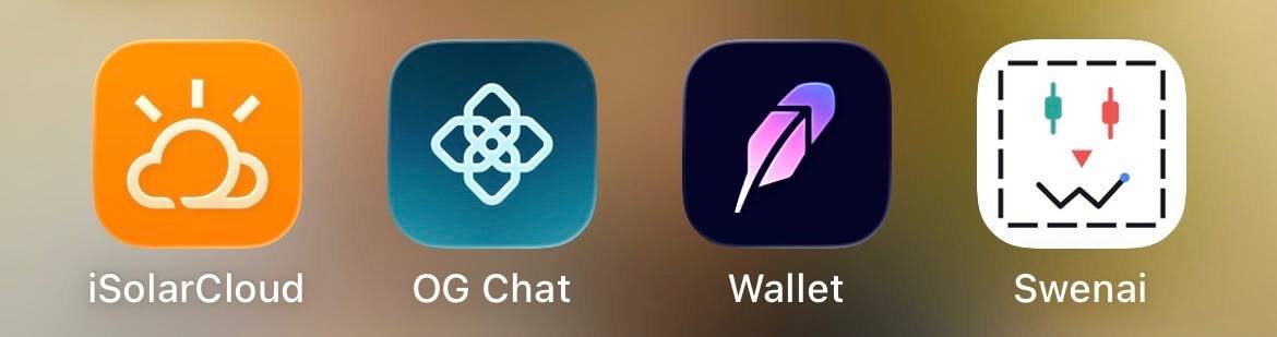 josephweb3's tweet photo. show me your new apps

here are mine:

- @getswenai - market news terminal - news pinned in your chart's candle (know why the market moves - a progressive web app that you can add to your homescreen)
- @OpenGradient chat - private and uncensored AI, agent, and image/video generator (progressive web app that you can add to your home screen)
- @RobinhoodCrypto you all know this
- iSolarCloud for my solar panels

what are your newly added apps?