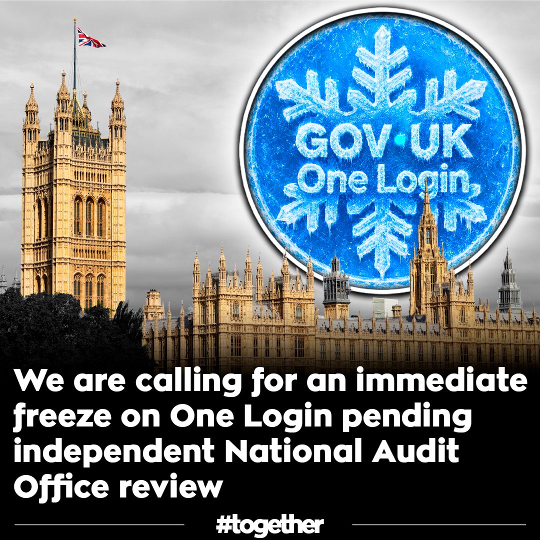 Togetherdec's tweet photo. .@andyburnham announced the official Digital ID scheme would be scrapped after millions saw the danger in "Digital Papers Please"

At the same time, related platform One Login has quietly expanded across 200+ government services - with more planned

We need an immediate freeze on One Login pending independent National Audit Office review - no further rollout or expansion without safeguards and Parliamentary oversight

#OneLogin