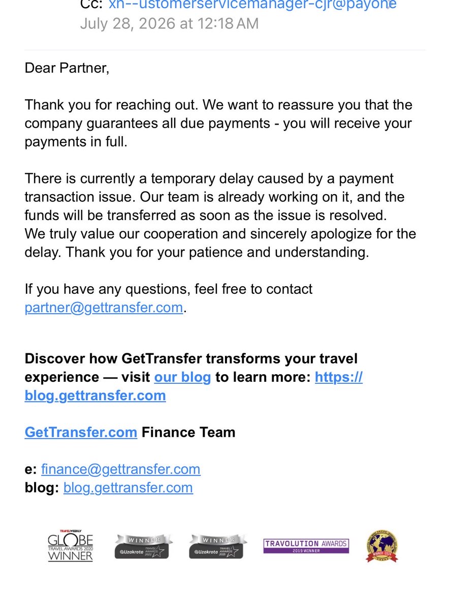khurasanx's tweet photo. @GetTransfercom I did sent more than 25 emails but same reply like robat see some their response.. this is not fair I stopped working with platforms. https://t.co/0GsDeIyJGV