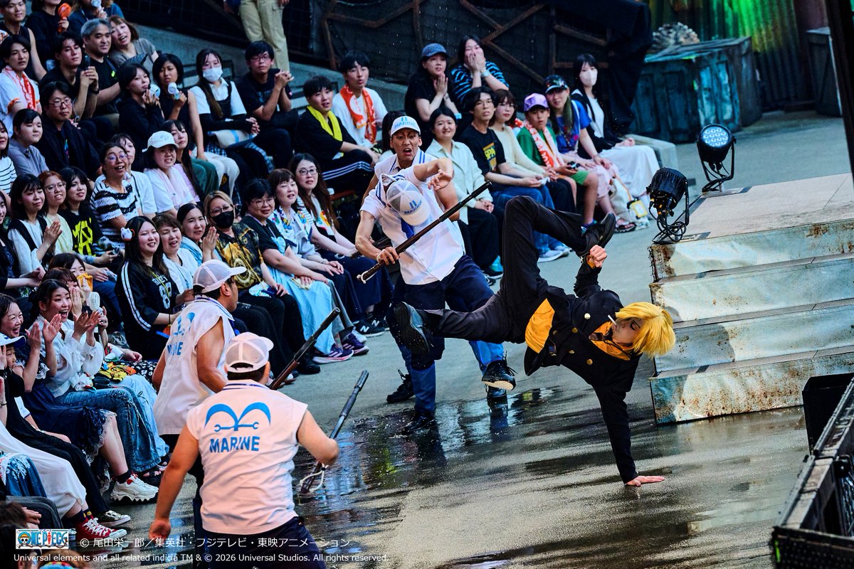 USJ_Official's tweet photo. ＼＼＼　 👒 　/ 　／／／

　　✨ついに開幕✨
ワンピース・プレミア・サマー 2026

／／／　 /　 🍖　 ＼＼＼

航海中、年に一度の祭りを控えた島🏝️に
立ち寄った麦わらの一味は、
海賊女帝ボア・ハンコック率いる
九蛇海賊団と再会🐍

ところが突如現れた謎の男・ベンディガーに
襲撃され、おぞましい能力の餌食に…

因縁ある世界政府への復讐に利用するため、
麦わらの一味と九蛇海賊団を狙うベンディガー⚔️

そこにスモーカー率いる海軍も加わり闘いは激化！
さらにはルッチたちも現れて…

本能に支配され、仲間との絆が試される中、
島と祭りの運命は…⁉️

https://t.co/pqKhH3MgoC