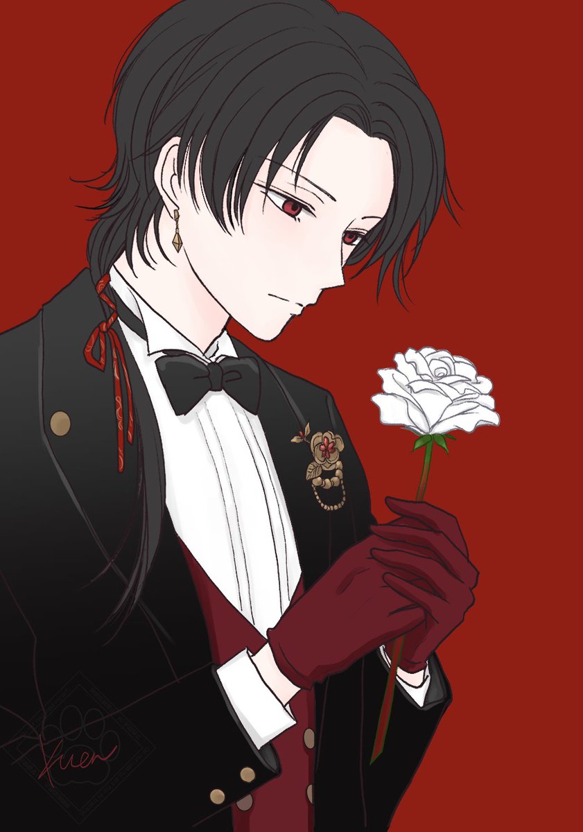kuen3_mmjdi's tweet photo. 染まることを拒む薔薇

加州清光・祝装
(手袋は意図的に着色しております) https://t.co/zDJb3ls76D