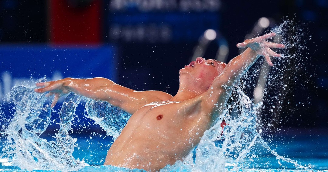 TeamBath's tweet photo. Huge congratulations to Ranjuo Tomblin - quadruple #ArtisticSwimming European Champion 2026 🥇🥇🥇🥇

The @UniofBath sporting scholar capped an incredible year by winning all four of his events at #Paris2026 🙌 

Read more: https://t.co/ZSl8XlJZeD 

📸 European Aquatics https://t.co/O3SMaYfW2f