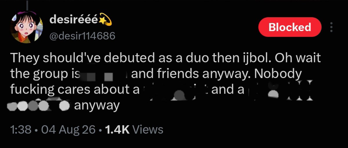 sangwonprotect's tweet photo. 🚨 MASS REPORT 🚨

Report under:
- Hate, Abuse or Harassment 

🖇️ https://t.co/FefUH5EtiU
🖇️ https://t.co/u1ZTjdIZKR

⛔️ 𝘿𝙊 𝙉𝙊𝙏 𝙀𝙉𝙂𝘼𝙂𝙀 / 𝙄𝙉𝙏𝙀𝙍𝘼𝘾𝙏 ⛔️ https://t.co/leT6qlK63g