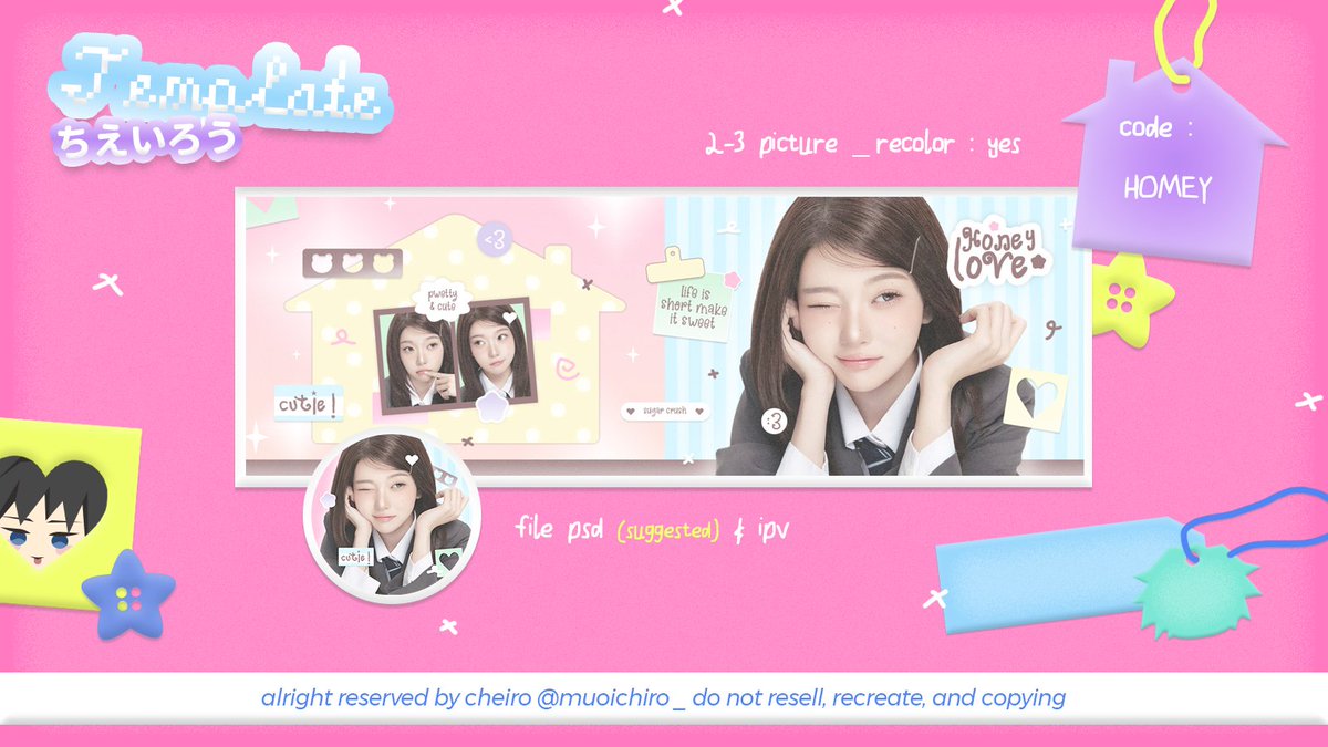 muoichiro's tweet photo. help repost ? sankyuu ! >__<

. . hi 👋🏻 marie kenalan sama anak baru aku (lagi) yang akan dijual — as template layout O__o plij let me know kalau ndak aman yah! 💟 terimsieee :3

#bealanja https://t.co/B45ZHtsH7b
