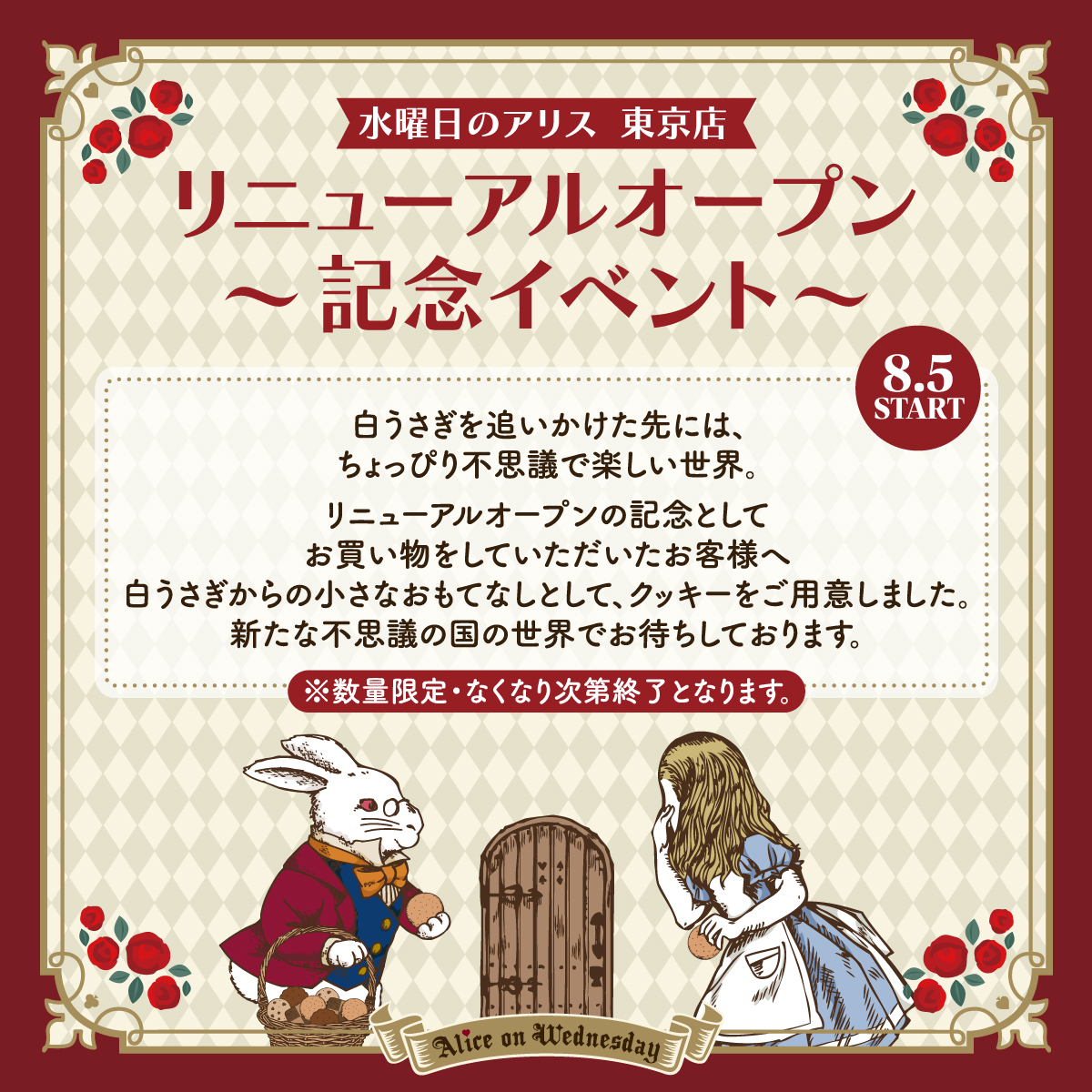 【アリス】セール対象　おまとめページ 🎉東京店リニューアル記念🎉 水曜日のアリス東京店のリニューアル