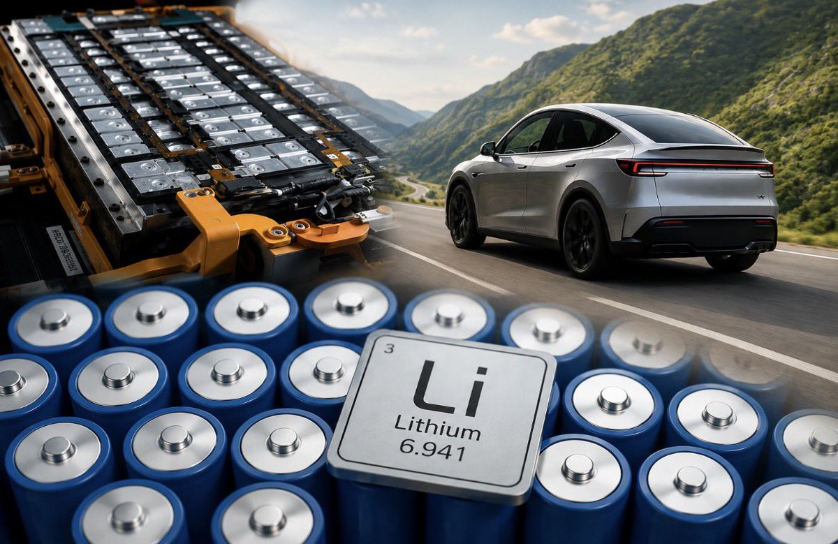 JordanEVGuy's tweet photo. EV batteries use loads of lithium and then it’s gone forever.

Except that’s not how it works.

A typical electric car battery contains around 5-10kg of lithium, depending on its size.

Unlike petrol or diesel, that lithium isn’t burned every time you drive. It stays inside the battery for years and can be recovered at the end of its life.

“But don’t they all end up in landfill?”

No.

Many EV batteries get a second life in stationary energy storage after they’re no longer suitable for use in a car.

When they do eventually reach the end of their useful life, modern recycling processes can recover over 95% of the valuable battery materials, including lithium, nickel, cobalt and copper, so they can be used again in new batteries.

Looking ahead, the International Energy Agency estimates that battery recycling could reduce demand for newly mined materials by around:

• 25% less new lithium
• 25% less new nickel
• 40% less new cobalt

The difference is simple.

A tank of petrol is burned once and disappears forever.

The materials inside an EV battery can be reused, recycled and put back into new batteries time and time again.

That’s called a circular economy.

It’s not perfect.

But it’s a lot closer to one than burning 16 billion litres of petrol and diesel every year in the UK.