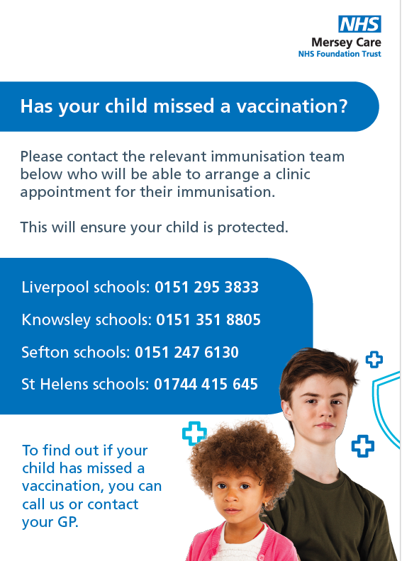 Mersey_Care's tweet photo. There is still time to attend one of our immunisation 'catch up clinics' across #Knowsley, #Liverpool, #Sefton and #StHelens 🌟

If your child has missed any #Vaccinations, it's never too late👇🏽

https://t.co/E4EoljNXOy

@NHSCandM @NHSNW @LpoolCouncil @LiverpoolPH

#MMR https://t.co/8AuM3RUVt2