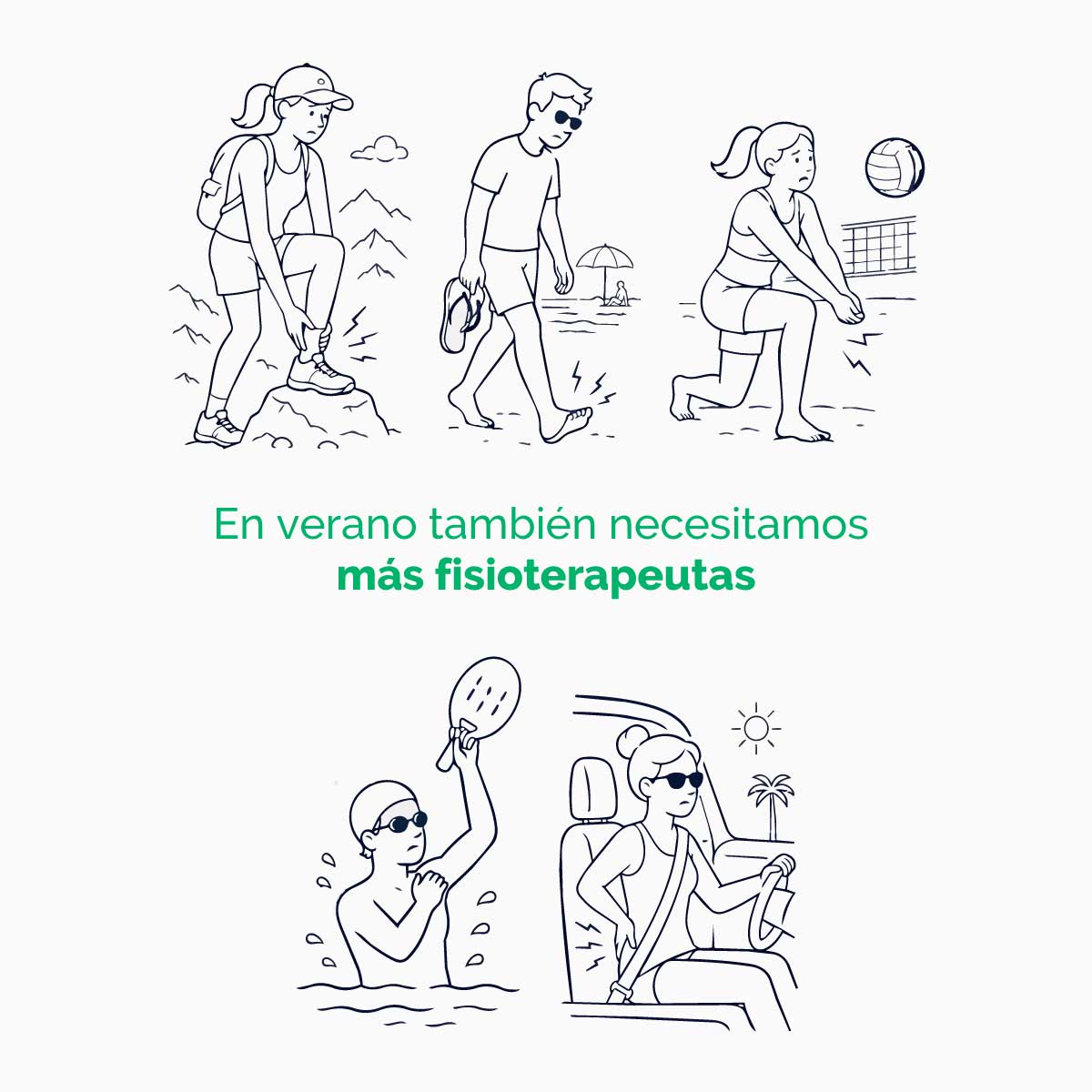 Sindicato_SATSE's tweet photo. 📣 Faltan aún más #fisioterapeutas
Las lesiones y patologías no se van de vacaciones, pero las consejerías de sanidad pasan y así quedan las cuentas del cuadernillo del #verano:
➖ Sin contrataciones
➖ Sin sustituir plantillas
🟰 Profesionales saturados y peor atención https://t.co/IUJffQBgUU