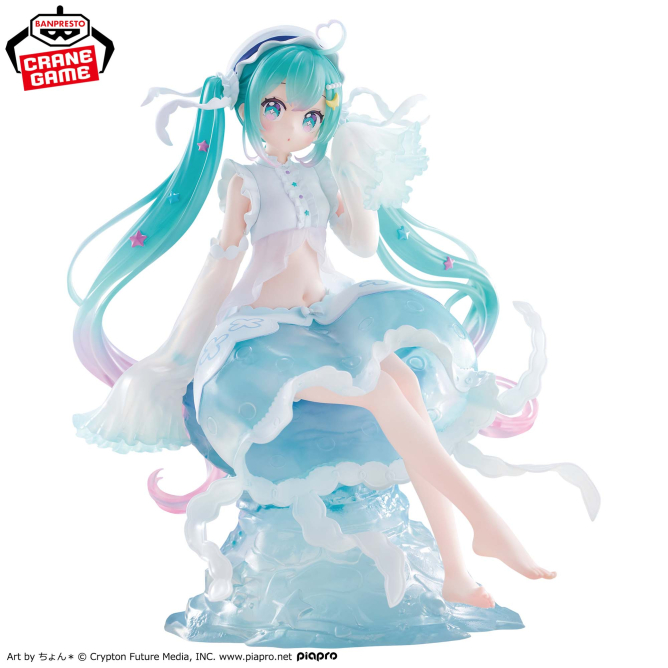 benexyamato's tweet photo. 【🎉景品入荷情報🎉】
・初音ミク BANPRESTO EVOLVE Clearluxe-くらげ-フィギュア
2Fプライズコーナーで稼働中🔊🎵🔊🎵
#BANPRESTO #バンプレ
#BPEV #クレーンゲーム
#ベネクス大和店 #ベネどれ https://t.co/UBkW05g5W7