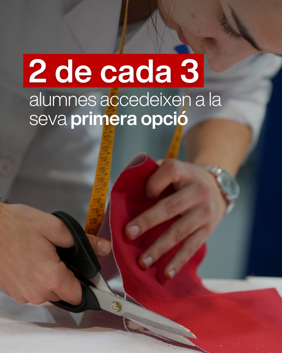 educaciocat's tweet photo. 🎯 2 de cada 3 alumnes han pogut accedir a la primera opció que van demanar. 

Continua 🧵👇 https://t.co/nY18rHMQ06