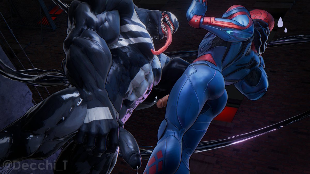 Decchi_T's tweet photo. "Gonna get sticky." - Some guy

Spiderman model by meeeeee
Venom by @/SumSmutCreator 

#MarvelRivals #Spiderman https://t.co/WtVQdTu8fE