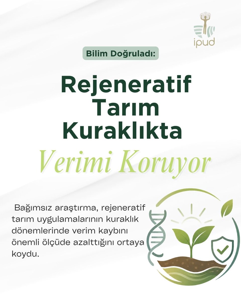 iyi_pamuk's tweet photo. Kuraklık, tarımsal üretimin karşı karşıya olduğu en önemli risklerden biri olmaya devam ediyor. Peki çözüm toprağın kendisinde olabilir mi?Sürdürülebilir tarımın geleceği, toprağın sağlığını koruyan ve doğal kaynakları verimli kullanan uygulamaların yaygınlaşmasıyla mümkün.
#IPUD https://t.co/tuWEjDy8ha