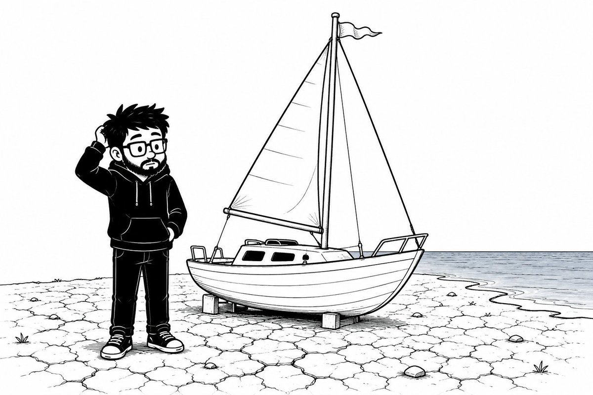 You built something that was perfectly capable of sailing

You just never put it in the water