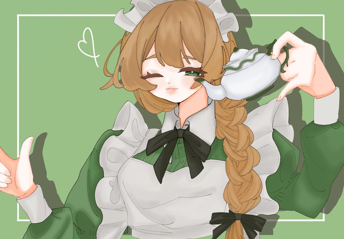 SsimDaIkn's tweet photo. クラシカル〜なメイドさん🫖
#illustration 
#絵柄が好みって人にフォローされたいㅤ https://t.co/UUvezIFclx