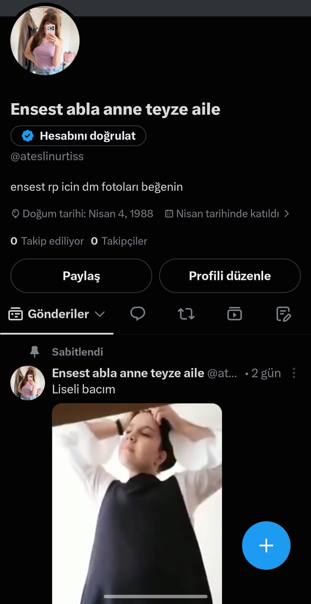 Ateslinurtiss2's tweet photo. Herkese günaydın ben ateslinurtiss. Hesabım bu sabah askıya alındı paylaşımlara burdan devam https://t.co/gJ7flFywZ2