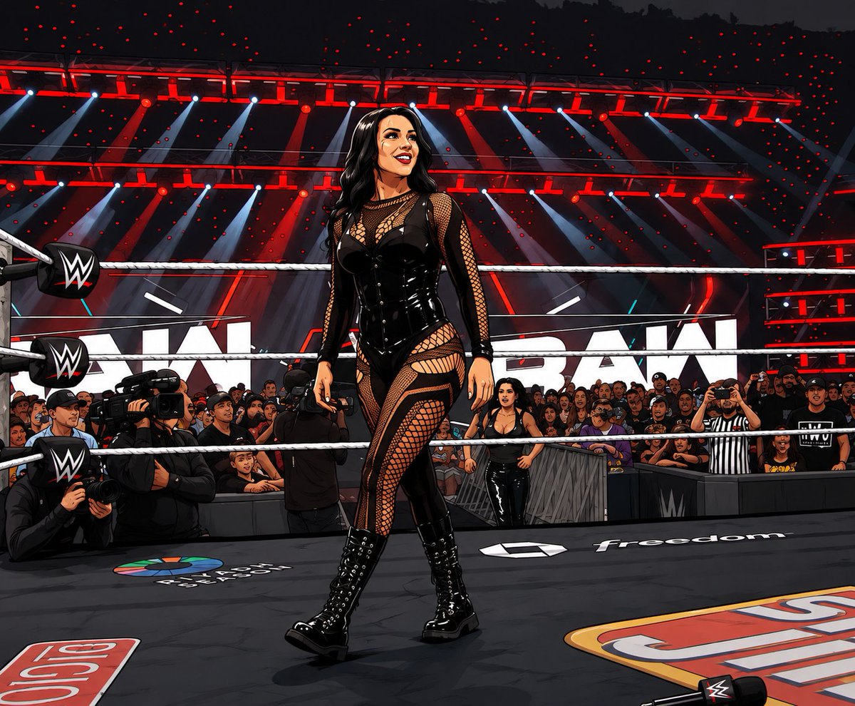 dabeom91's tweet photo. Well come back wwe stephanie vaquer and becky lynch cartoon ai ver (20260803) #wwe #stephanievaquer #beckylynch #wweraw https://t.co/fUPERjCgF8