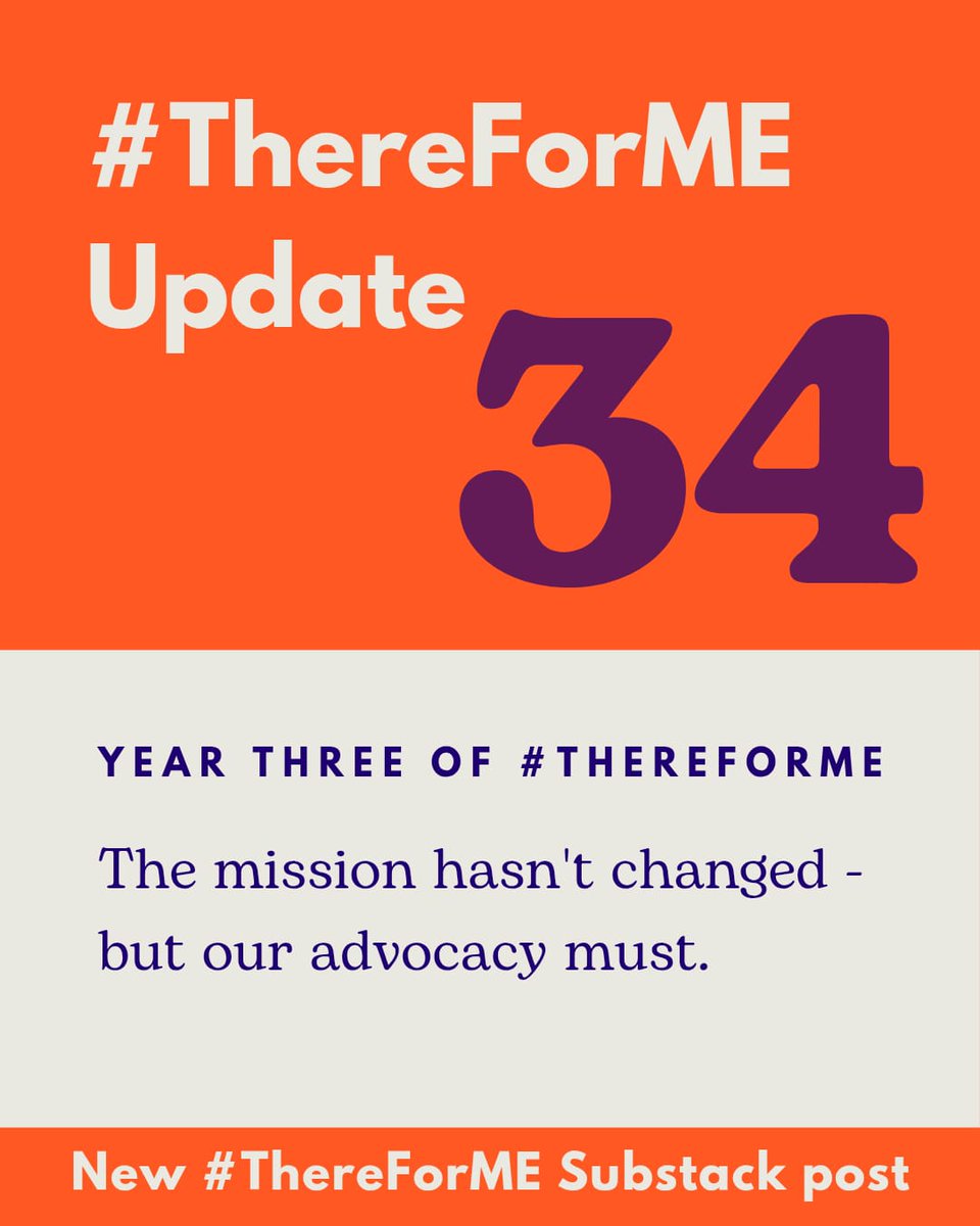 ThereForME_UK's tweet photo. "The political landscape has changed, and if we want different outcomes, our advocacy has to evolve with it."

In today's update our co-founder @KarenLHargrave shares her reflections going into year 3 of #ThereForME. 

Link in next post 👇 https://t.co/wHZl0cnNun