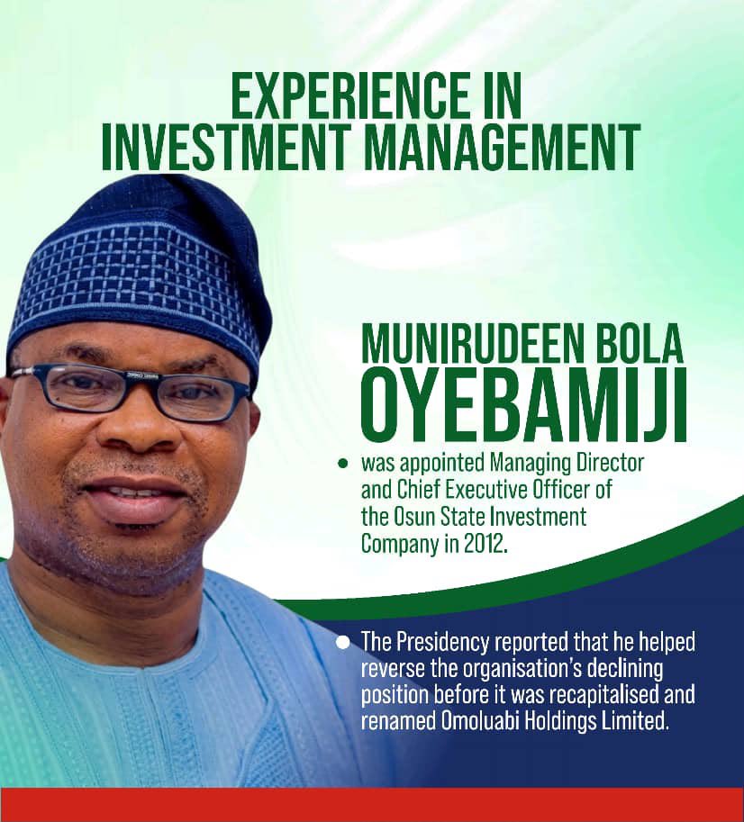 ThickMeedah's tweet photo. A good investment manager leaves behind stronger assets than he inherited. During Oyebamiji’s tenure, OSICOL recorded Xr a reported 760% increase in its balance sheet, reflecting years of disciplined investment decisions. #OsunneedsOyebamiji https://t.co/yAL3iqDC0T
