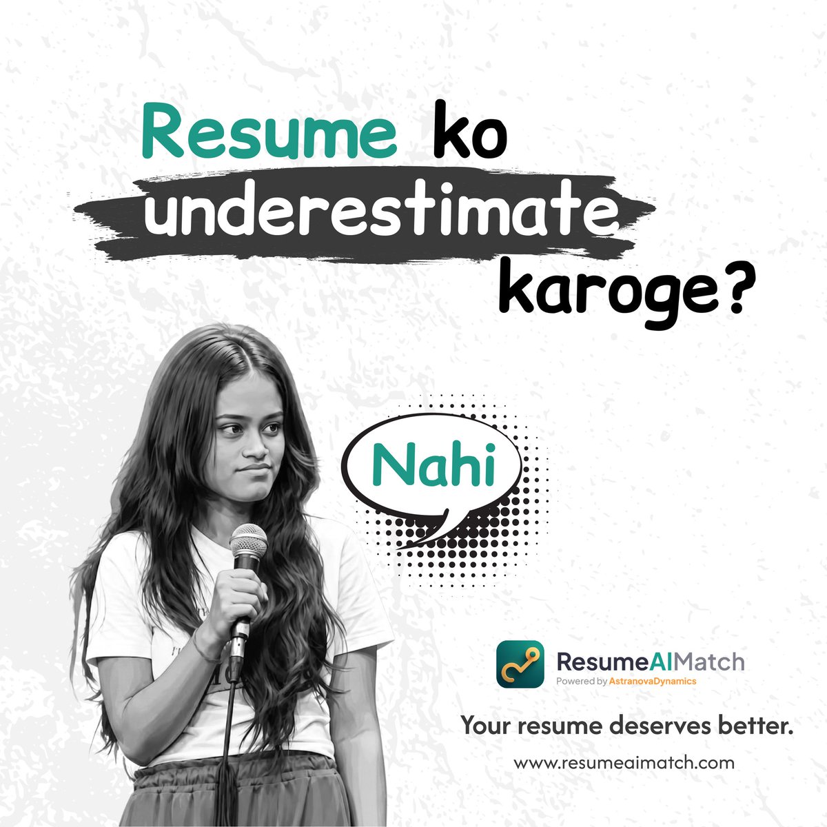ResumeAIMatch's tweet photo. Don’t let a weak resume hide strong potential. 📄✨
Show your skills, highlight your strengths, and apply to the right jobs not just more jobs. 🎯
Build smarter with ResumeAIMatch.
#SmartJobSearch #CareerOpportunities #JobSeekers https://t.co/jRUITyNOiu