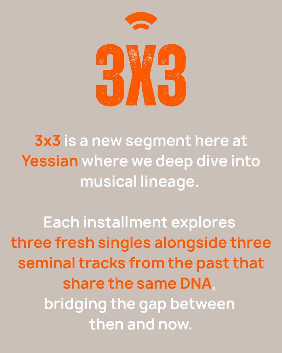 yessiansound's tweet photo. 3×3 #4 is here 🎧

Every song has a story. Every artist has an influence.
This edition pairs three fresh tracks with three songs that helped inspire them.

Stream the playlist on Spotify:
https://t.co/IE0LeKM0PK

#yessian #yessianmusic #feelthepowerofsound #3x3 #newplaylist https://t.co/nMwfjZKg7x