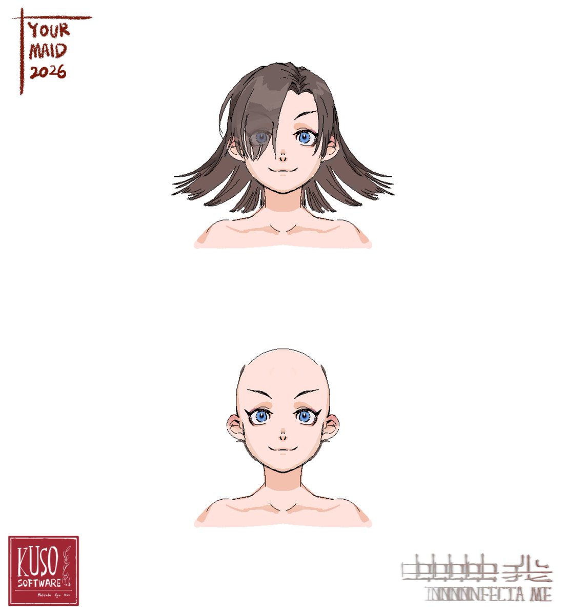 CHEIN1972190's tweet photo. Prepping front views for 3D modeling! βοΈπ
Character orthographics with hair/bald layers for Infecta Me. Low-poly models coming soon!
Designed by @deaddeadrevival
#gamedev #indiegamedev #characterart #PSX https://t.co/aD0uqFLOgs