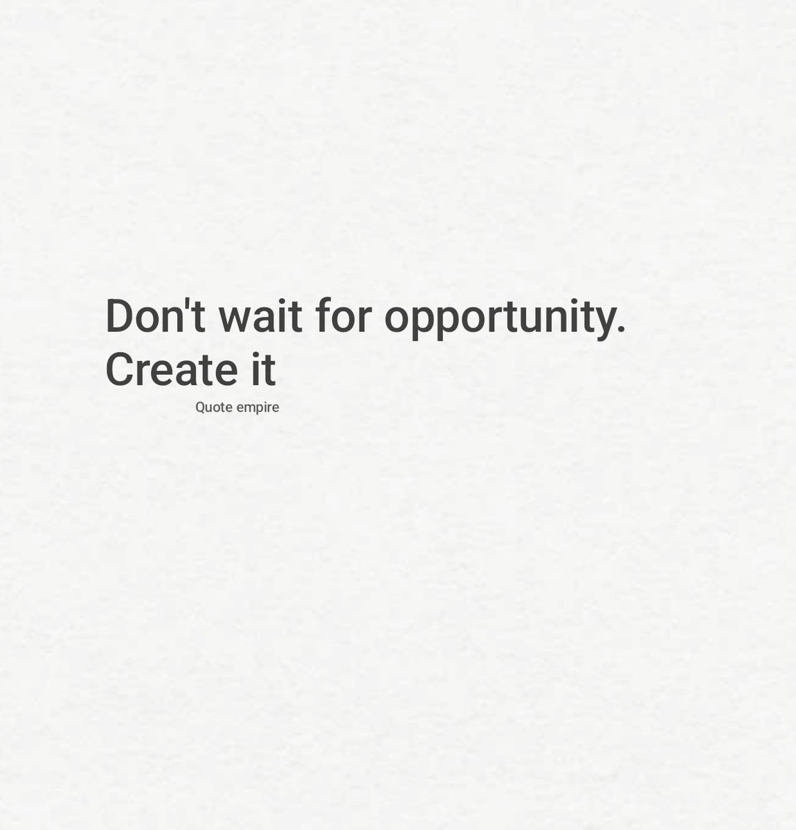 AkshayKanc41845's tweet photo. Stop waiting. Start creating. 🔥#Motivation #Success #Mindset #GrowthMindset #SelfImprovement #Entrepreneur #Leadership #Discipline #Opportunity #CreateYourFuture #DreamBig #SuccessQuote https://t.co/Rea1jnogdF