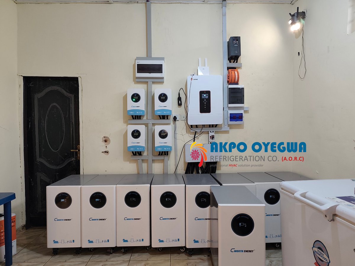 Aorc_HVAC's tweet photo. Solar Installation in Nigeria: Cheap Solar Installation, Solar Installation Price, Complete Solar Inverter Systems & Solar Power Solutions for Homes and Businesses.
https://t.co/rbEGnsjLsJ
#solarenergy #solarpower #solarpowersystem #nigeria #solarinstallation #lagos #abuja https://t.co/GbhiXn75Ls