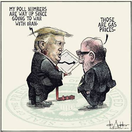 kangaroos991's tweet photo. SAVAGE cartoon from 'award' winning
Canadian artist, Michael de Adder!🙏🇨🇦
Trump has an ODD way of 'deciphering'
his numbers, especially if they're BAD?
Is he an #optimist, or just DUMB? 🤷‍♀️

Out of 10, what score does he 'deserve'
so far? 🤔

👇Cr: @deAdder 👍 #VoteBlue 💙 https://t.co/JroSf7ibe0