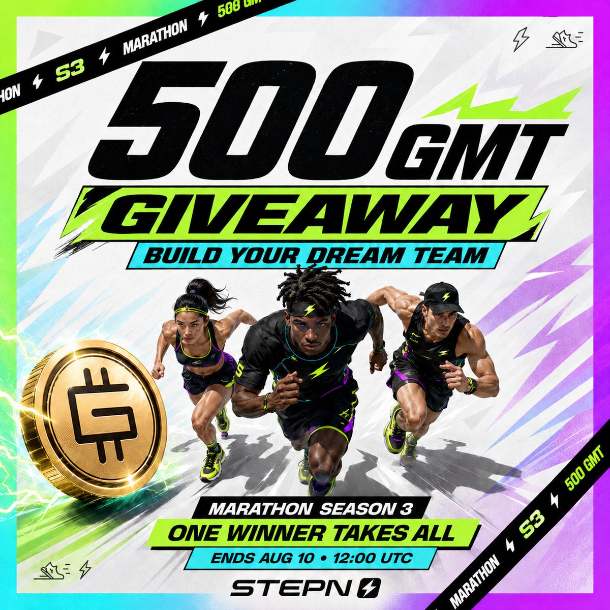 lourotrail's tweet photo. 🔥 500 GMT GIVEAWAY 🔥

Marathon Season 3 is better with a team! 🤝

To enter:

✅ Follow me & @Stepnofficial
✅ Like + repost
✅ Tag ONE friend you would bring with you

🏆 ONE winner takes 500 GMT!

⏳ Ends August 10, 12:00 UTC.

Build your team. Join the Marathon. Let’s run together! 🟢⚡