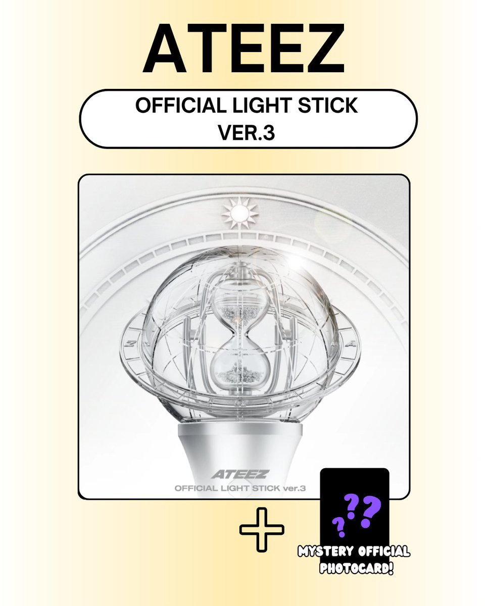 Wondernara_twt's tweet photo. ATINY, your LIGHTINY is waiting ~⏳💜
LIGHTINY Ver.3 is ready to ship at Wondernara! + Official Stickers & Wondernara Gift 🎁✨🫣
#ateez #lightiny #kpopshop #kpopstore #wondernara #ateezatiny #kpopmerch #kpopcollector #kpoplightstick #kpoppc https://t.co/IzqPRkRIqt