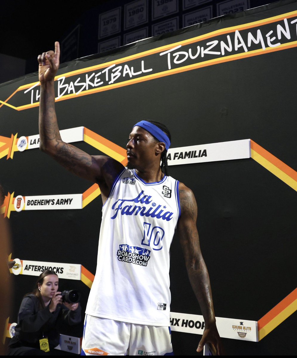 archie_goodwin's tweet photo. BBN I just wanna say thank you Guys for all the support this summer. Thank you to LaFamila for everything as well. Came up short but we had a ball!  God Bless https://t.co/u5eqz7tpgP