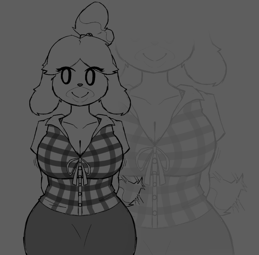 transitaffinity's tweet photo. Been really busy lately but here's an Isabelle to prove that I'm not 6 feet under https://t.co/pUGXv0qAbW
