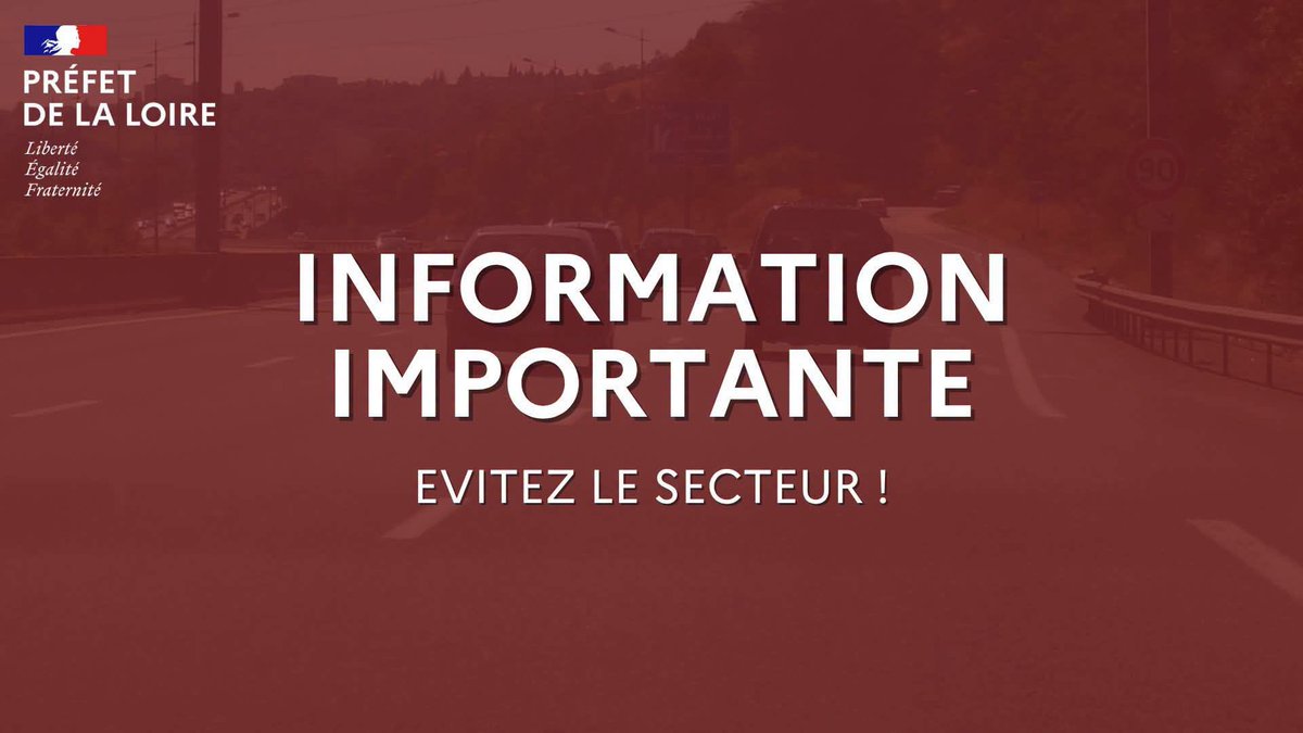 Image de Préfet de la Loire : ⚠️ Un poids lourd s'est couché sur la RD47 à hauteur de Saint-Germain-Lespinasse. La circulation est