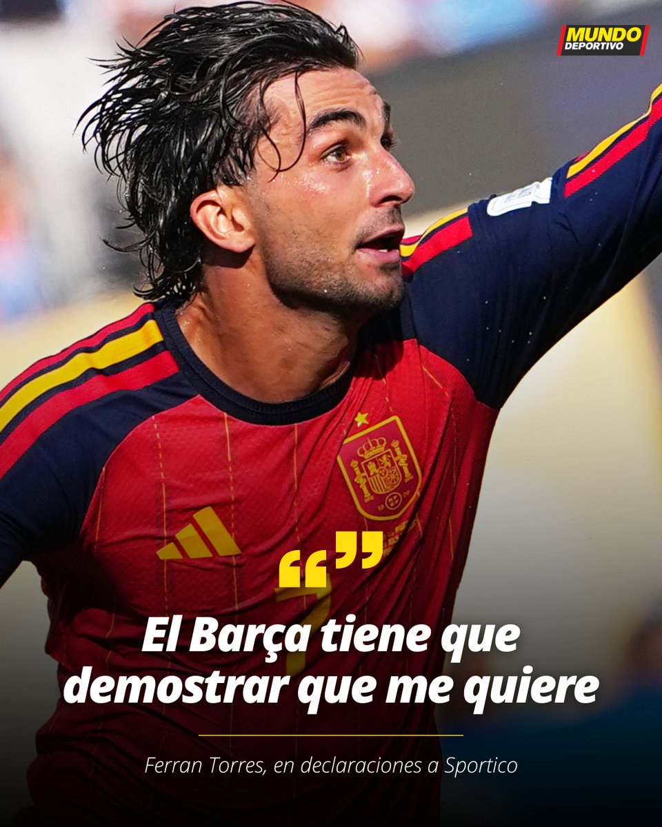mundodeportivo's tweet photo. 🗣️ Ferran Torres: "El Barça tiene que demostrar que me quiere" https://t.co/AVtHkKW8o9