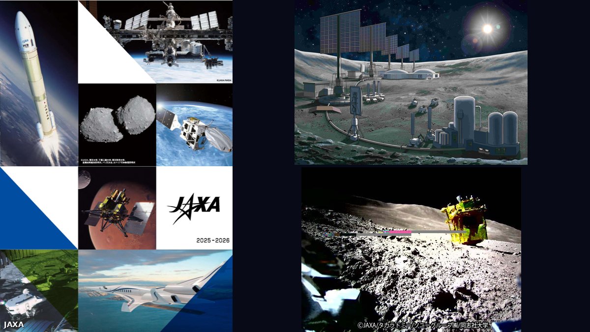 JAXA_TansaX's tweet photo. 🚀 #JAXA要覧 2026年7月版 発行！📖
JAXA全体の活動を紹介する『JAXA要覧』
宇宙探査イノベーションハブも掲載されています✨（P.20）月面活動に採用された研究成果も紹介🌕🧑‍🚀
 ぜひご覧ください！
https://t.co/QBbHPad5pN
#宇宙探査  #イノベーション  #月探査 https://t.co/57WwpCs8Py