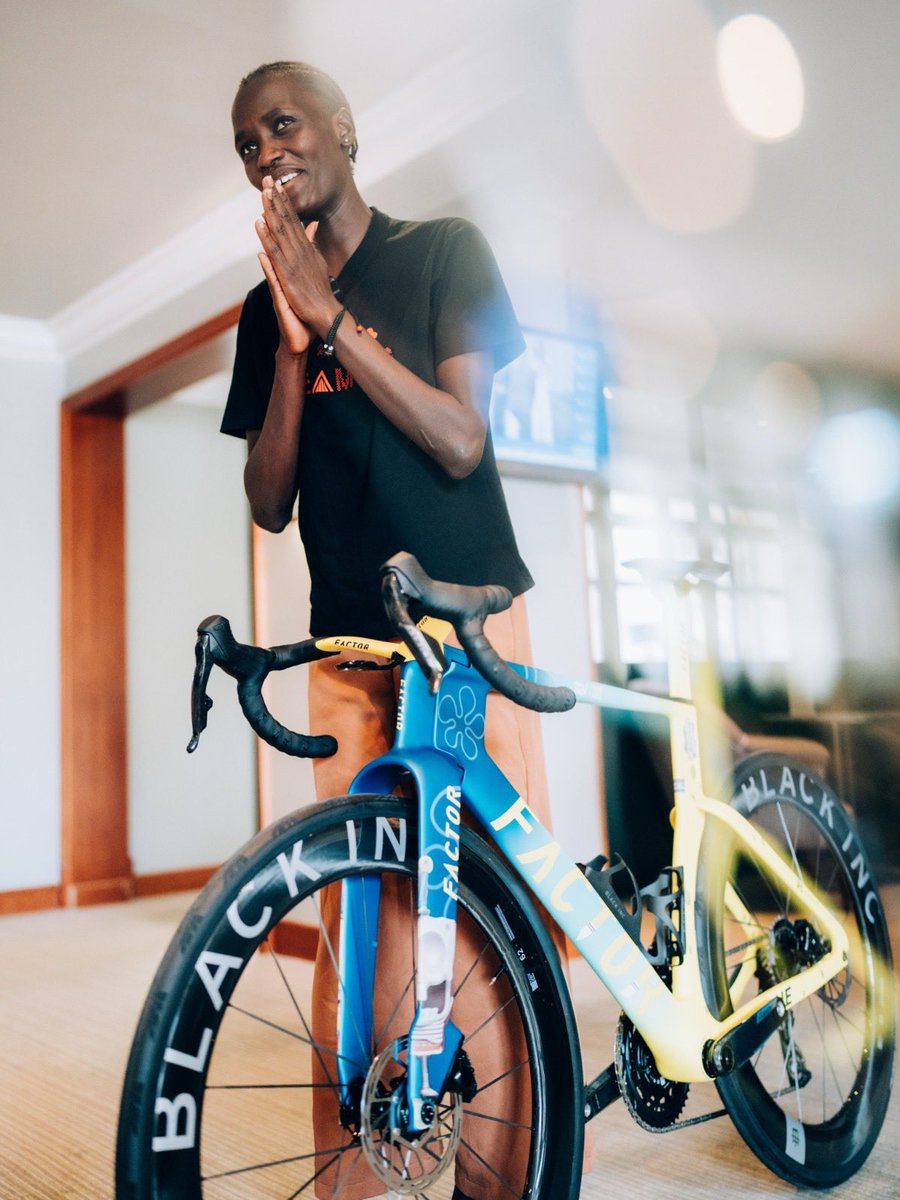 karatungatours's tweet photo. History has been made! 🚴🏿‍♀️

Aleper Mary is the first Karimojong cyclist to ride at Tour de France Femmes avec Zwift experience.

Karamoja has reached the world’s biggest stage…and this is only the beginning.

#DiscoverKaramoja  #TourDeFranceFemmes #WomenInCycling #ExploreUganda https://t.co/AYelnXxni6