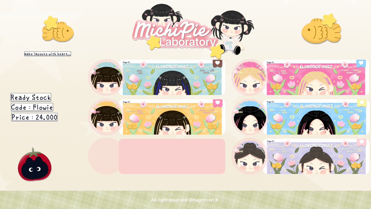hagnni's tweet photo. 🐰₊ ୭ help repost pwis? thankies!

𓏵 ° ˖ 🐰🍓 ding - dOng ! 𓈈 ⭐️ Michi 21 layout X chibi aespa, wonhee dan wony ready stock CLEARANCE SALE 50% ‼️>_____<🩵

💸 24k : 12k
💸 25k : 12,5k

Code :
1. Giselle      4. Winter
2. Ningning  5. Karina
3. Wonhee   6. Wonyoung

#bealanja https://t.co/q29rKsQ2gu
