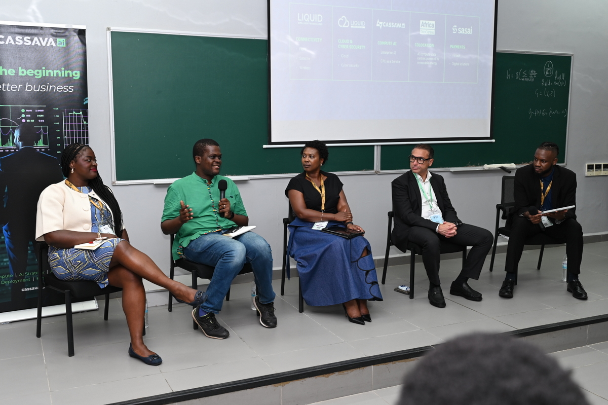 AISCAfrica's tweet photo. #DeepLearningIndaba2026 DAY 2 Highlights.

Yesterday, our CEO, Isobel Acquah, just joined Ahmed El Beheiry, Group COO and Group Chief Tech & AI Officer at @CassavaTech, Akua Gyekye, Senior Director and Head of Government Affairs for Africa at @Microsoft and Vukosi Marivate, CIO at @LelapaAI, for a panel session titled “Cassava AI – Powering Africa’s AI Ambition: From Sovereign Compute to Community Impact.”

The panel is unpacked how Africa moves from access to compute, to real outcomes; how sovereign compute translates into impact for startups, skills, and communities across the continent.

#DLI2026 #Indaba2026 #AIinAfrica #AISCA #ComputeForGood