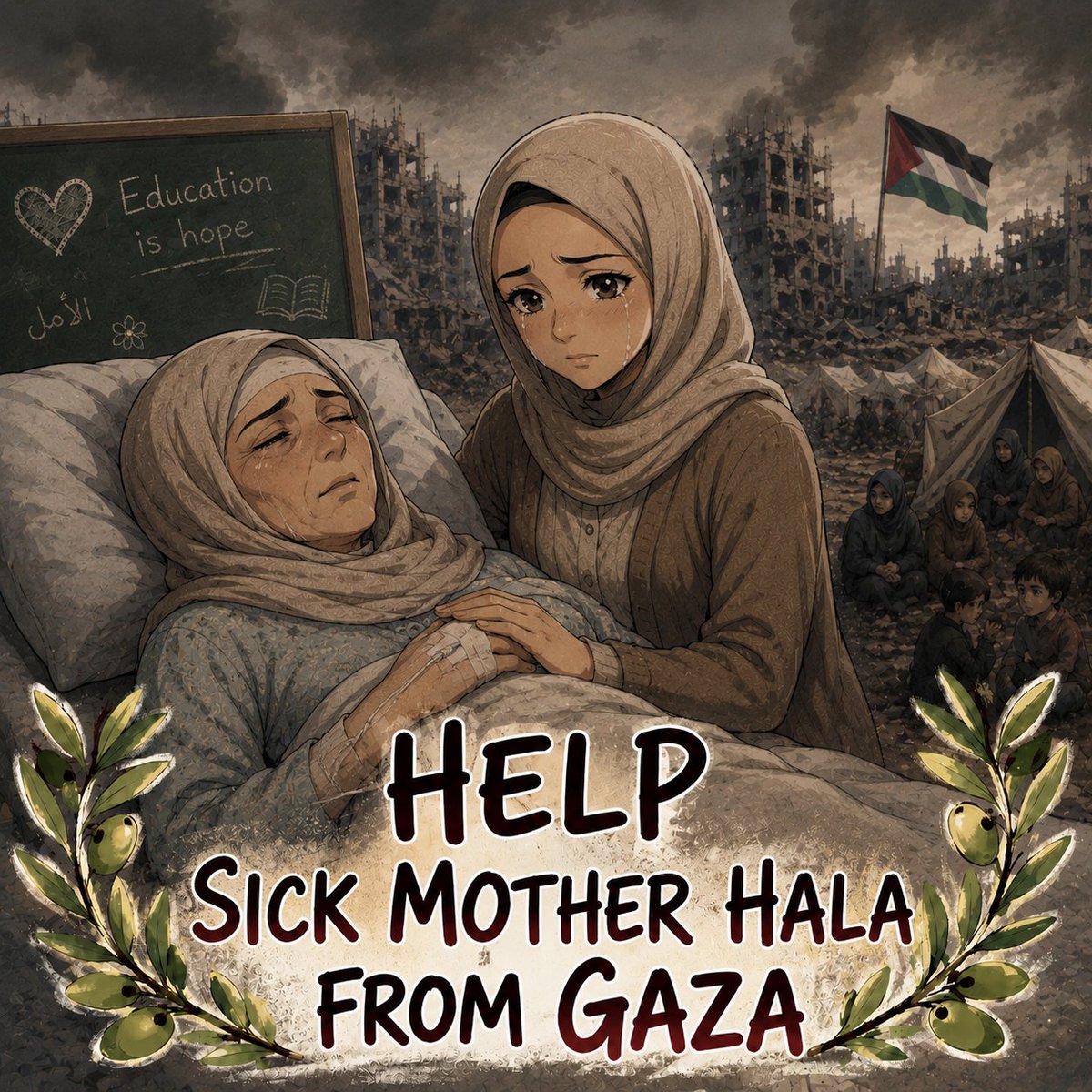 HalaHilles1989's tweet photo. Please keep me, my mother, and my family in your thoughts and prayers, and please don’t forget us. I still need your kindness, your compassion, and your support to help provide food for my family and treatment for my sick mothe
https://t.co/g3YaCI5iGh https://t.co/Sn88mmMvST