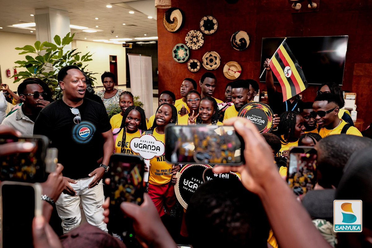 ug__press's tweet photo. Welcome Back @ghettokidstfug and thank you for representing Uganda at a global stage.
@GovUganda https://t.co/CYjqE7wBBf